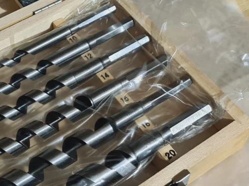 Coffret de 6 mèche spirale à bois 10,12,14,16,18,20 x 460mm