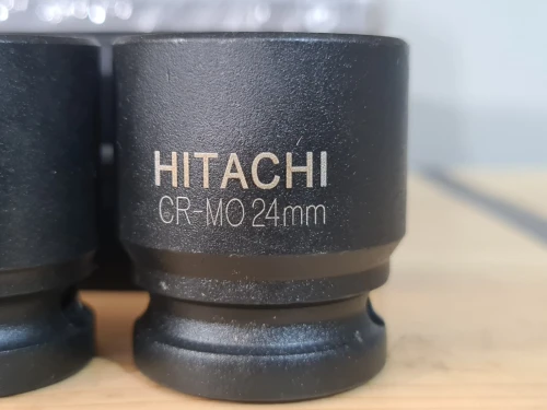 HITACHI coffret de 10 douilles à choc 1/2" court de 10 à 24mm