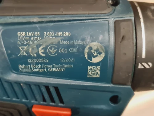 Kit BOSCH 18V 5.0AH perforateur GBH 18V-21 + perceuse GSR 18V-55 (BL-2022) 