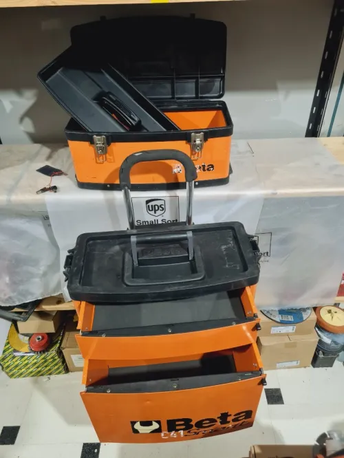 BETA C41 Smart - Chariot porte-outils métallique à deux modules superposables (vide)