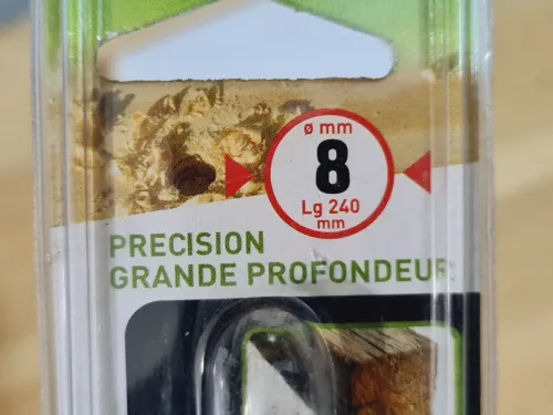 Mèche bois longue SMARTOOL 8x240mm