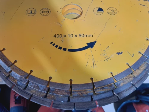 Disque diamant 400 x 50mm TYROLIT EN ISO 14001/9001 (Autriche)
