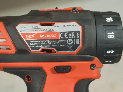 visseuse perceuse compact à mandrin amovible 12V 2.0Ah - MILWAUKEE M12 BDDX