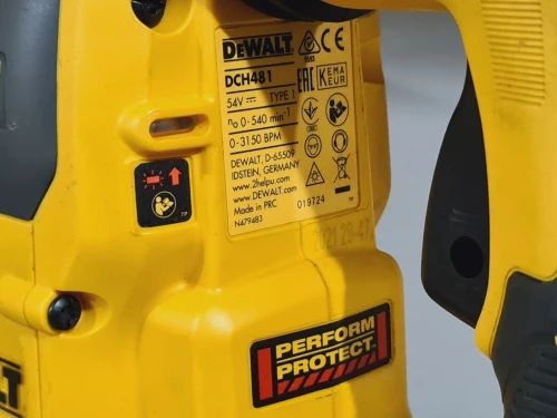 Perforateur sans fil 54V SDS-Max 6.1J 44mm XR FLEXVOLT DEWALT DCH481 (BL-2021)