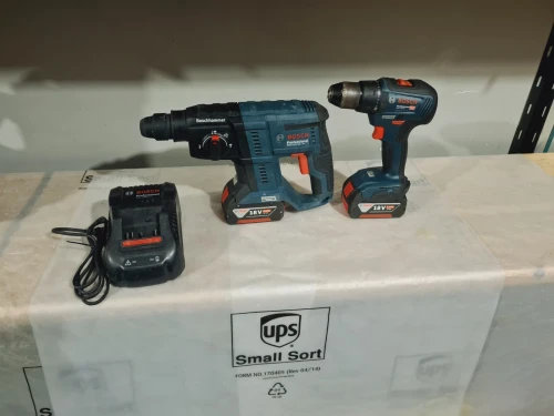 Kit BOSCH 18V 5.0AH perforateur GBH 18V-21 + perceuse GSR 18V-55 (BL-2022) 