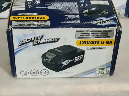 batterie ACTIVE ENERGIE 20/40V LI-ION 5,0Ah pour les machines FERREX ALDI (Germany)