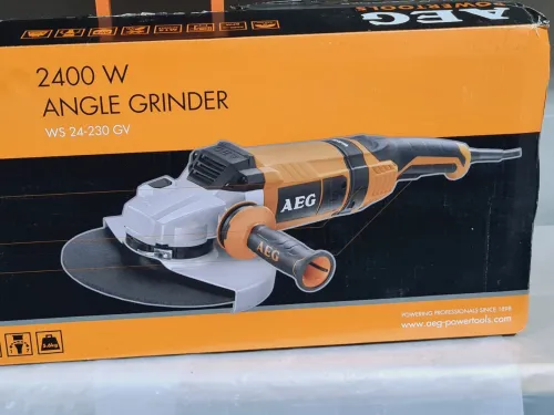 Meuleuse d'angle 230mm 2400W haut gamme - AEG WS 24-230 GV (AVS+coffret)