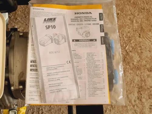 Groupe electrogène ess 5KVA 220V moteur HONDA GX270 - AYERBE 5000H (Italy-Japan)