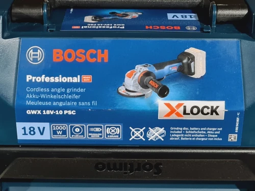 Meuleuse sans fil 125mm 18V 4.0Ah - BOSCH X-LOCK GWX 18V-10 SC neuf (BL-Germany)