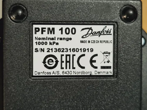 Appareil de mesure et équilibrage de pression différentielle PFM 100 DANFOSS (Czech Republic)