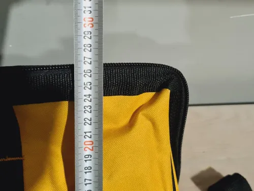 Sac à outil noire/jaune 61x25x26cm 14 poche (5 pieds)