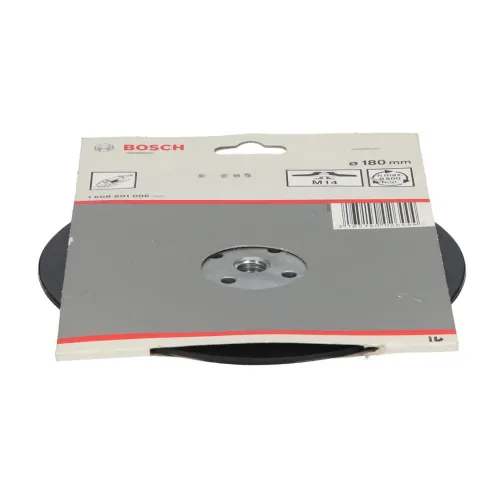 Plateau de ponçage Ø 180mm pour disques abrasifs sur fibres avec écrou BOSCH 2608601209 (Germany)