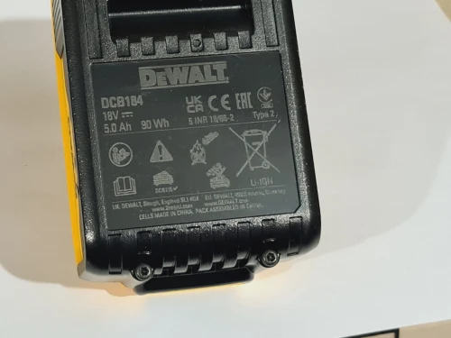 Batteries DEWALT XR 18V 2.0Ah / 5.0Ah (2024)