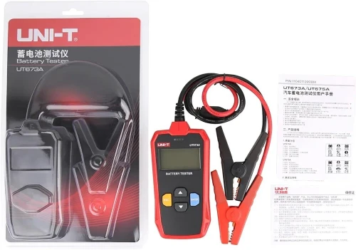 Uni-T UT673A - Testeur de batteries 12/24V, Mesure la capacité, la tension