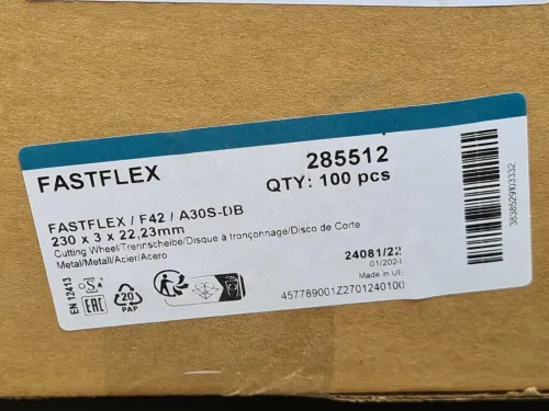 Disque a Couper Original Métal 230 x 3 x 22.23mm FASTFLEX A30S-BF (2027-Slovenia)