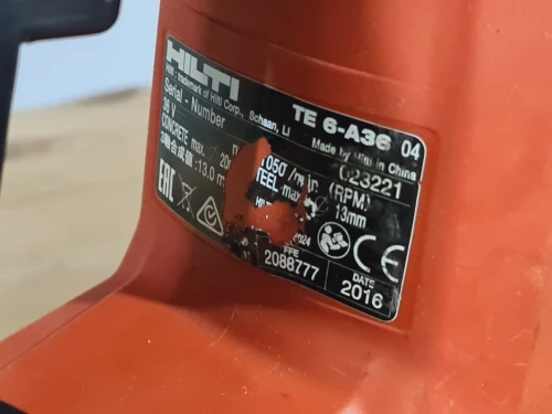 Kit HILTI 36V perforateur + meuleuse TE 6-A36 /AG 150-A36 (BL)