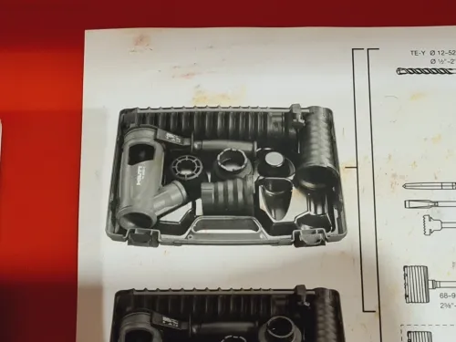 Système d'aspiration de poussière SDS-Max HILTI TE DRS-Y (2020-Lichtenstein)