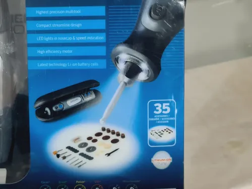 Dremel Micro - Outil Multifonction Rotatif Sans-fil 7,2V avec 35 Accessoires, Vitesse Variable