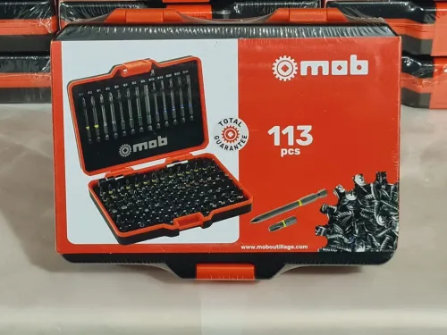Coffret d'embout de visage - MOB MONDELLIN 113 pièces (norme NF ISO 1173/DIN 3126)