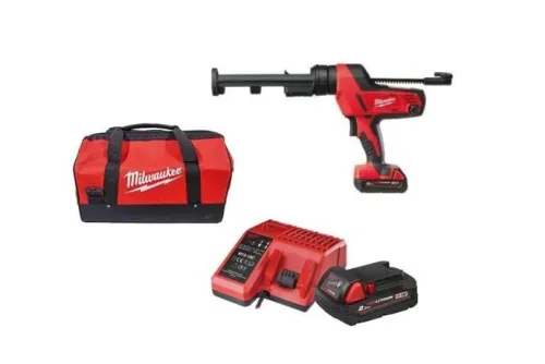 pistolet silicone / colle 18V 4500Nm MILWAUKEE C18 PCG-202B 310ml (2B+ch+sac)