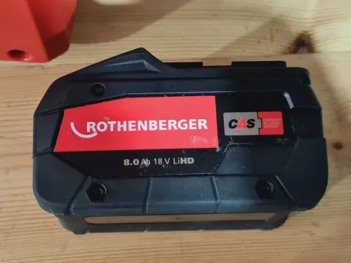 pompe à vide double étage sans fil 18V 8.0Ah ROTHENBERGER Roairvac R32 5.0CL (BL)