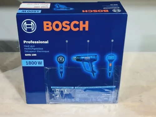 Pistolet d'air chaud 1800W 3 niveau 60/350/600C - BOSCH GHG 180 