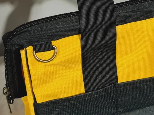 Sac à outil noire/jaune 42x20x25 14 poche (Haute qualité) 