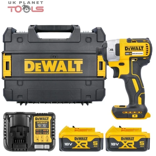 Visseuse à choc 3 mode 18V/2x5.0Ah - DEWALT DCF887 (BL-2025-Czech)