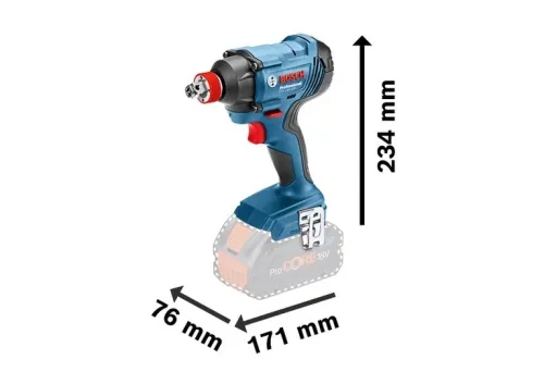 Visseuse à choc / boulonneuse 1/2" - BOSCH GDX 180-LI (SOLO)