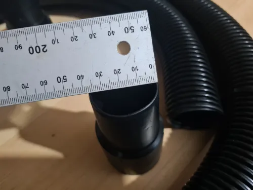 Flexible pour les aspirateurs de chantier 45mm x 2.6 mètre avec 2 bout 