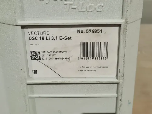 Scie oscillant / outil multifonction FESTOOL VECTURO OSC 18 Li 3.1 E-Set + accessoires (Germany)