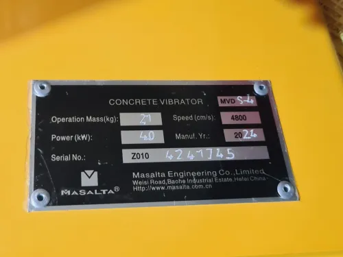 Vibreur a béton moteur thermique HONDA GX160 5,5Hp - MASALTA MVDS-4 sans flexible (Italy)