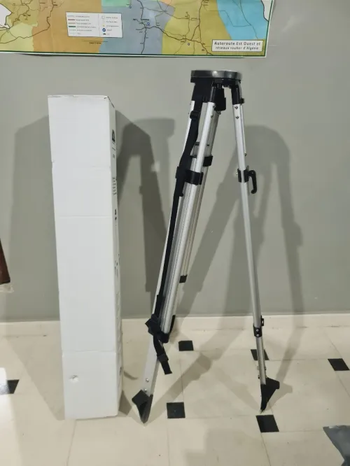 Trépied robuste universel de 103-168cm pour laser rotatif, station totale, théodolithes, GPS 