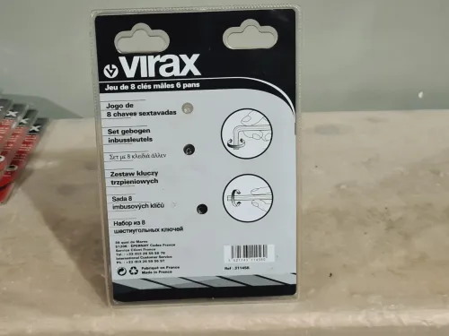 Virax 311458 - jeu de 8 clés mâles /clés Allen 1.5-8mm (France)