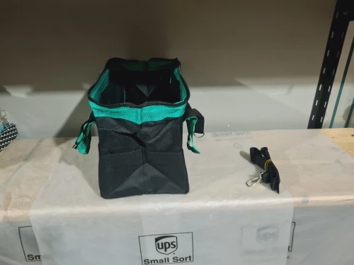 Sac à outil Noire/Vert 38x22x28 20 poche