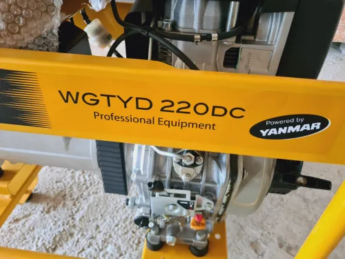 Groupe à souder diesel 220/380V 6.5KVA 220A - BENZA WGTYD 220 DC moteur YANMAR 10Hp (Japan/Italy)