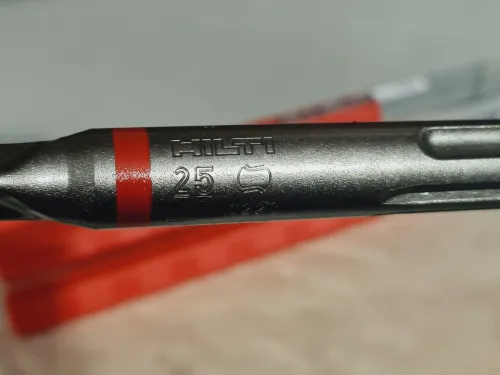 Mèche béton haute gamme SDS-Max 25 x 520mm - HILTI TE-YX 25/52 (Germany)
