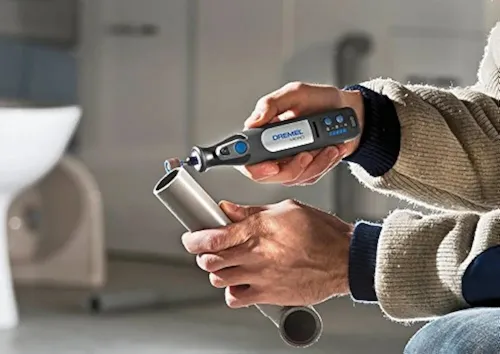 Dremel Micro - Outil Multifonction Rotatif Sans-fil 7,2V avec 35 Accessoires, Vitesse Variable
