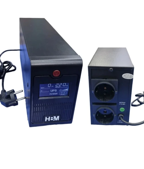 ONDULEUR UPS 650 VA +AFFICHEUR LCD 2S PRISE HBM Ref  4510