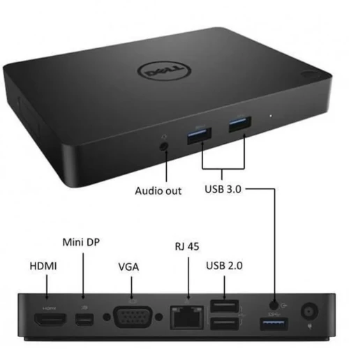 DOCKING STATION USB-C DELL K17A001/19.5V-6.7 /REF: 2459