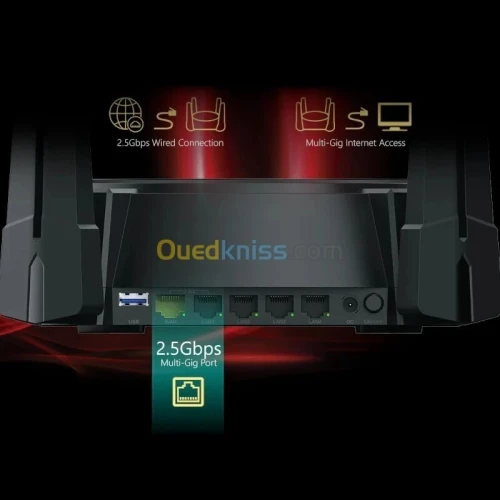 ROUTEUR Wi-Fi 6 Multi Gigabit D-Link DIR-X6080Z  AX6000 MESH WIFI-6 - 6000 Mbps - 2.5 GIGABIT