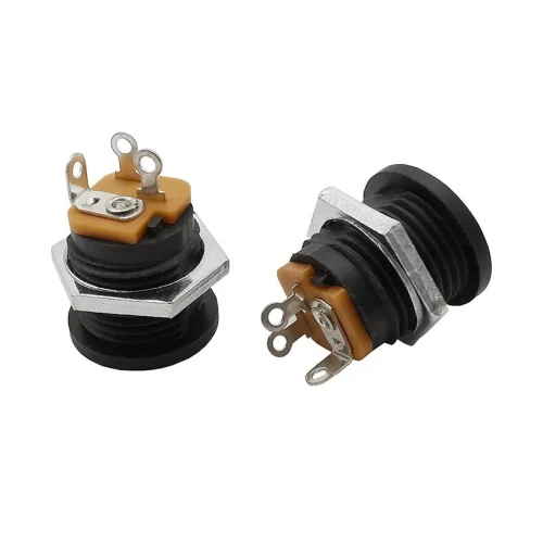 CONNECTEUR DC POWER 5.5X2.1MM FEMELLE _ NOIR /REF:5026