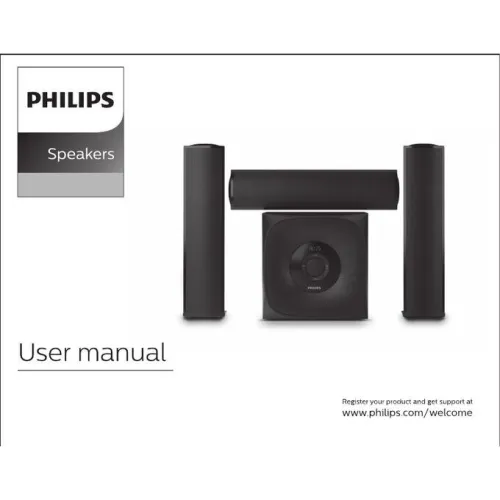 HAUT PARLEUR PHILIPS 3.1 MMS3160B // REF: 794