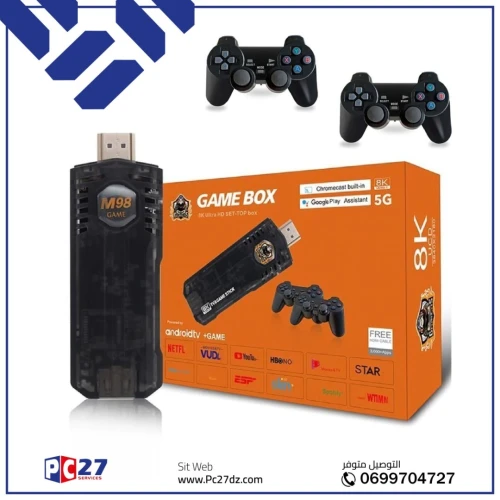 GAME BOX ANDROID TV + GAME 8K