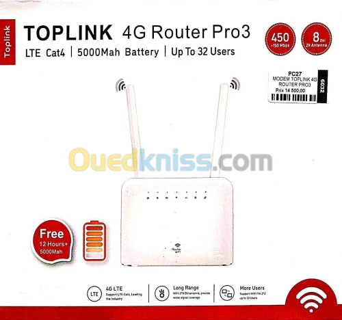 MODEM 4G TOPLINK 4G ROUTER PRO3
