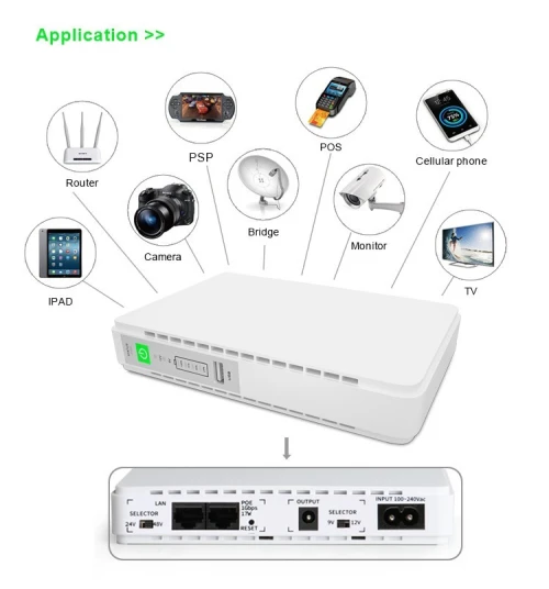 ONDULEUR MINI UPS SKE- POE 830P 20.000MAH Ref: 7130