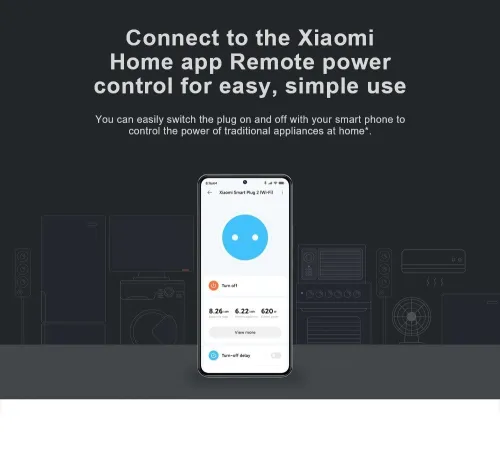 PRISE SMART Xiaomi-Mi Smart Plug 2, WiFi  //Réf : 67