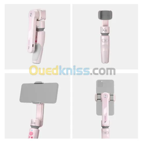 STABILISATEUR SMART PHONE GIMBAL SMOOTH X5 PINK ZHIYUN /REF:5813