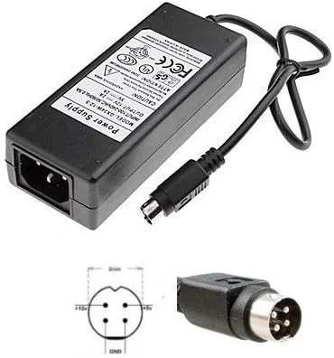 CHARGEUR 12V 3.8A _ 4PIN ROND Modèle MSP-Z3800IC12.0-48W //REF: 6586