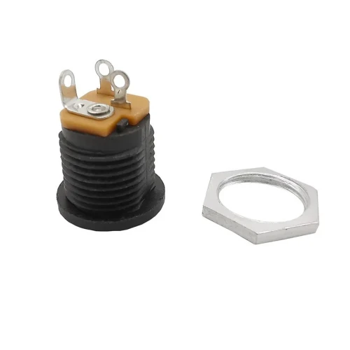 CONNECTEUR DC POWER 5.5X2.1MM FEMELLE _ NOIR /REF:5026